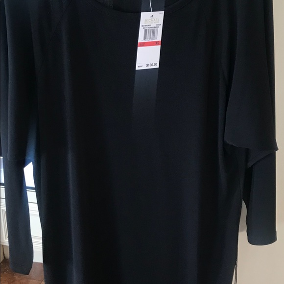 Michael lots black dress w black belt - Picture 3 of 9